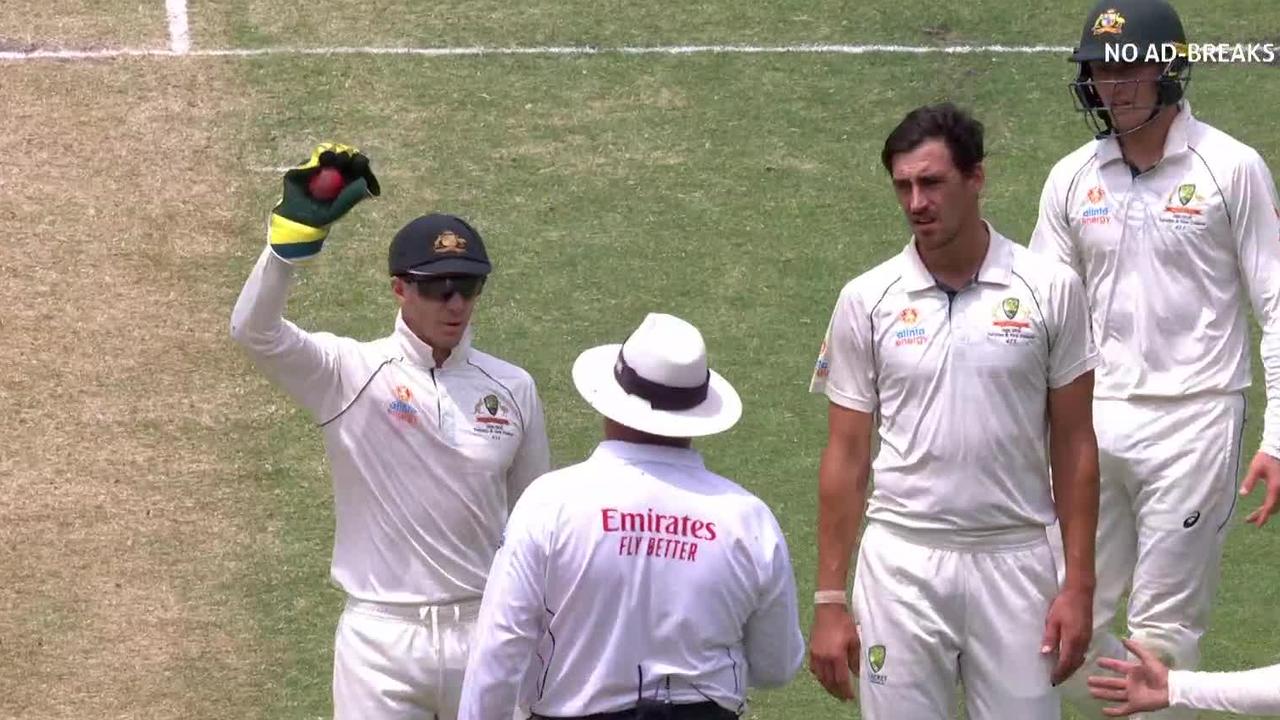 Tim Paine was perplexed umpire Erasmus' call was not overturned.