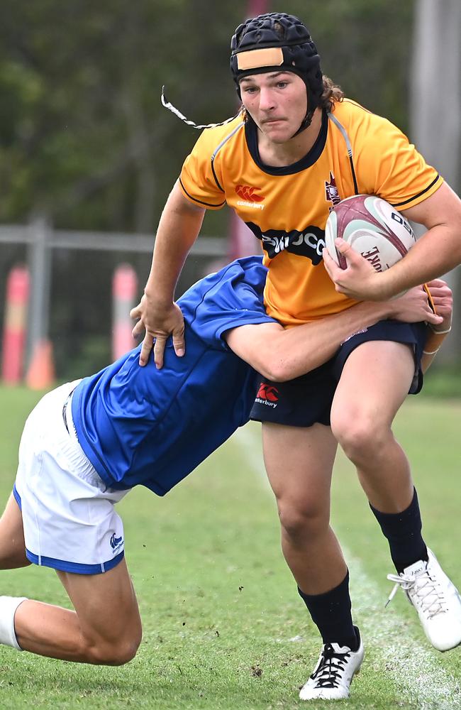 Isaac Fidock. Qld Country U16s v SEQ Barbarians Thursday September 19, 2024. Picture, John Gass