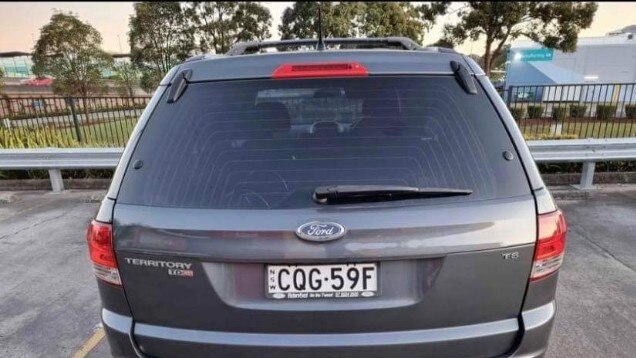 Mermaid Waters man Edan Huntington was visiting family in Montville when he left in this grey Ford Territory, with New South Wales registration, in the early hours of January 18.