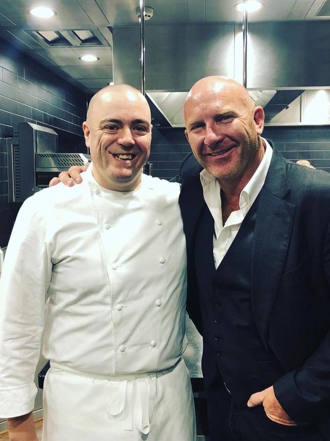 Matt Abe and Matt Moran at Aria, Sydney.