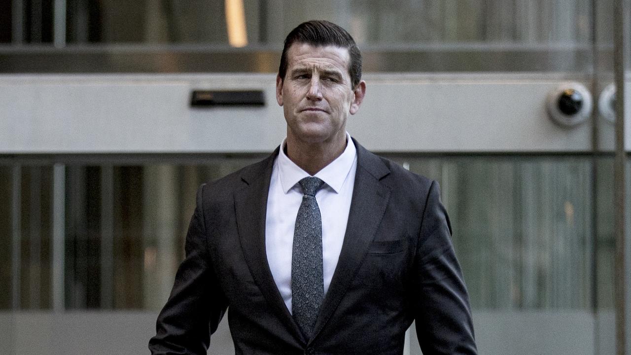 Ben Roberts-Smith will pay almost $1 million as security for Nine’s legal costs in the event he loses his defamation appeal. Picture: NCA NewsWire / Dylan Coker