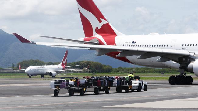 1683 ground handling workers whose jobs were unlawfully outsourced by Qantas should learn what compensation they might receive in coming months. Picture: Brendan Radke