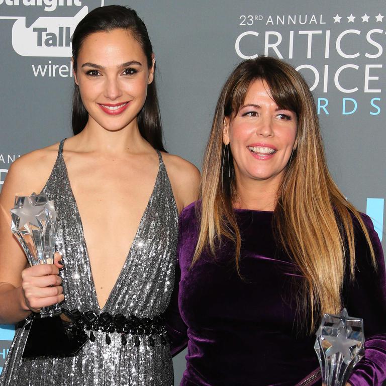 Gal Gadot (left) and director Patty Jenkins. Of her leads, Patty says: ‘I love those guys so much.’ Picture: Jean-Baptiste Lacroix/AFP