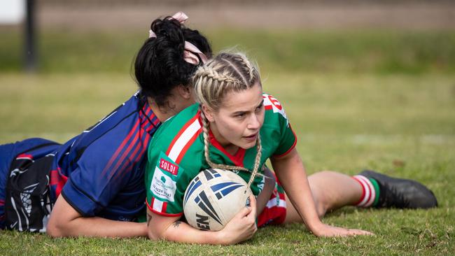 Corrimal score a try. News Local, Pictures by Julian Andrews.