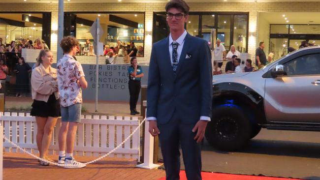 Urangan State High School students celebrating their formal.