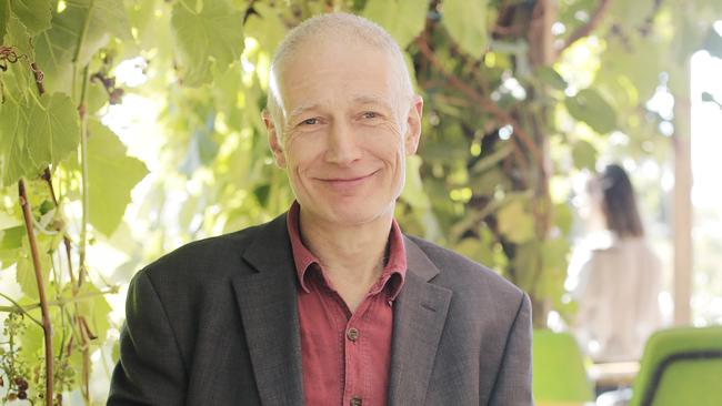 Dr Keith Jacobs at Source Cafe, UTAS. Picture: MATHEW FARRELL