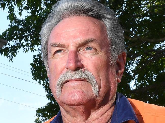 RSL Pioneer-Fitzroy-Highlands District Deputy President and RSL Marian Sub-Branch President John Edwards at the Cenotaph in Jubilee Park. Picture: Tony Martin