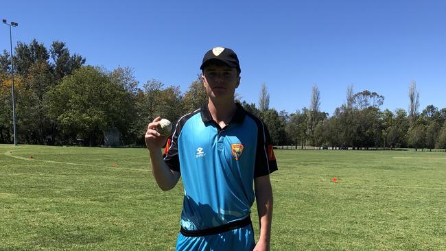 Ted Waterman took the tournament’s best figures with seven wickets. Photo: Country Cricket NSW