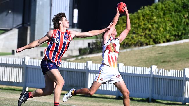 Noosa player Jaxon Membrey QAFL colts Wilston Grange v Noosa Saturday June 24, 2023. Picture, John Gass