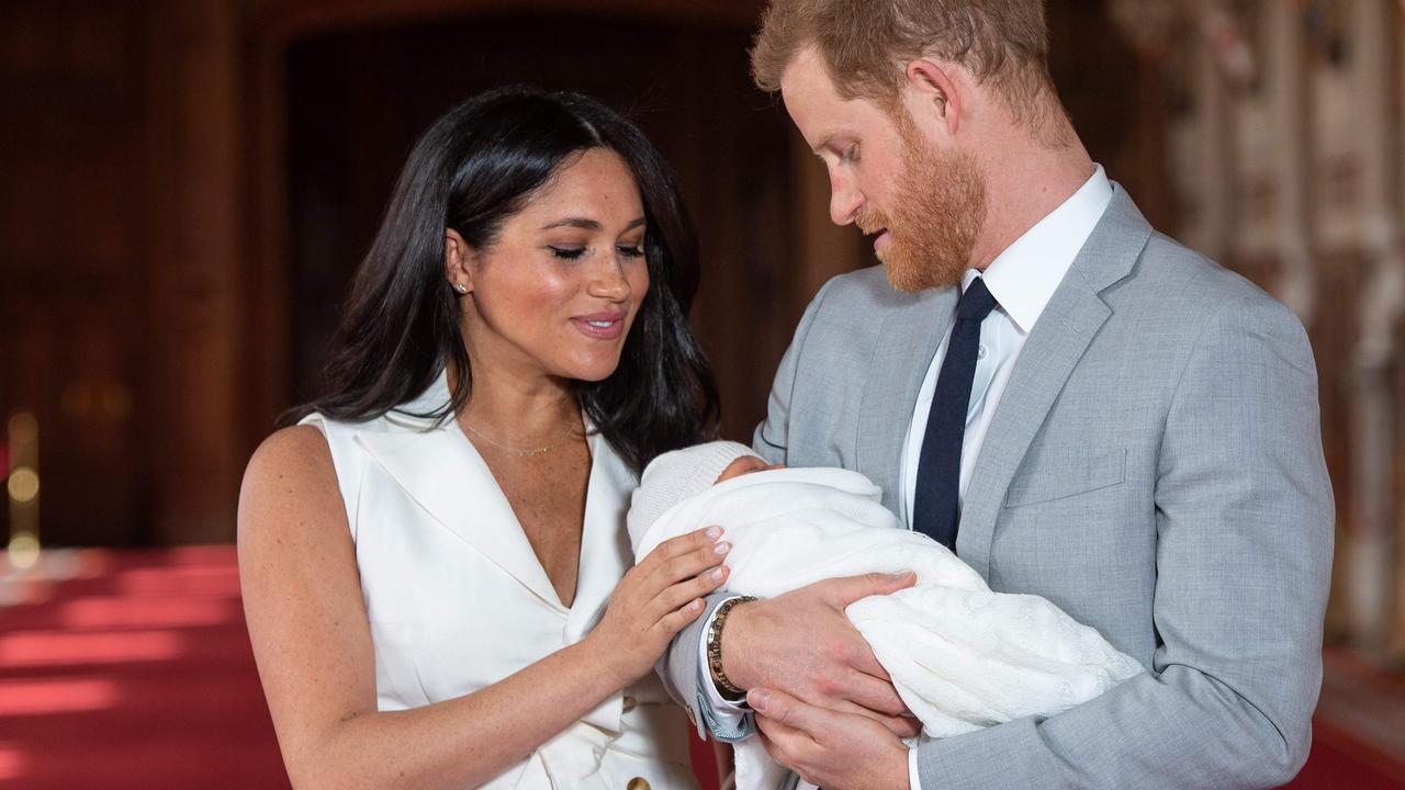 Meghan and Harry welcomed Archie last year. Picture: Dominic Lipinski/AFP