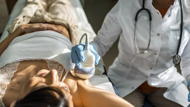 Ultrasound is sometimes offered in addition as it can help to improve the detection rate. Picture: Getty Images
