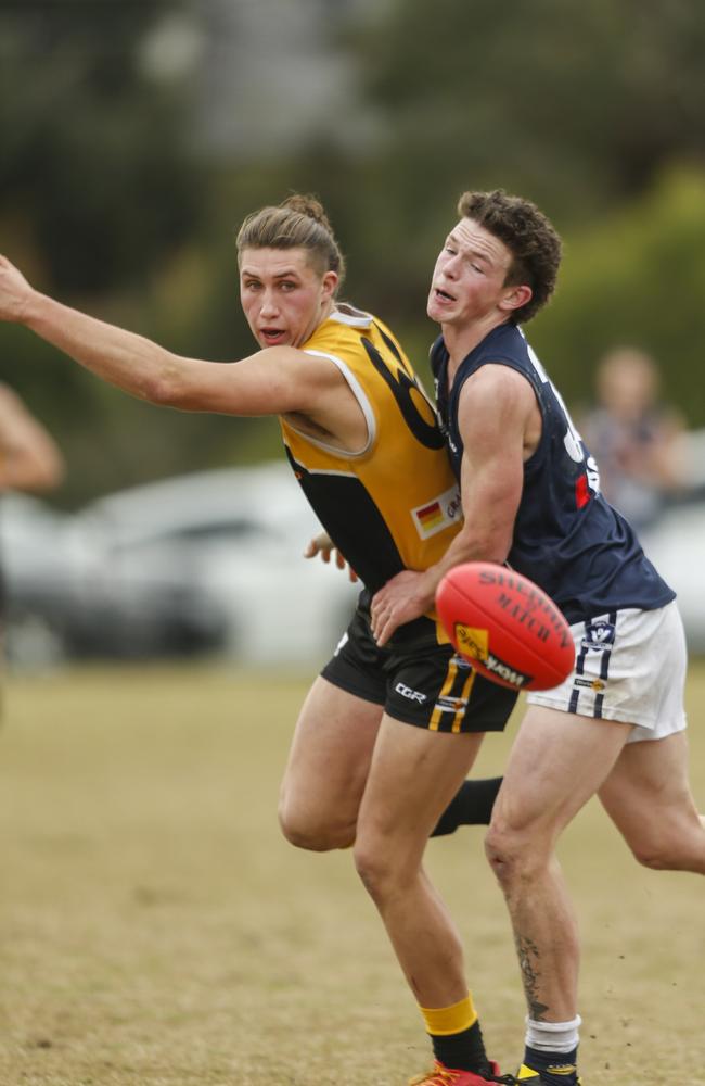 Nick Carlon is considered one of Edithvale-Aspendale’s top prospects. Picture: Valeriu Campan