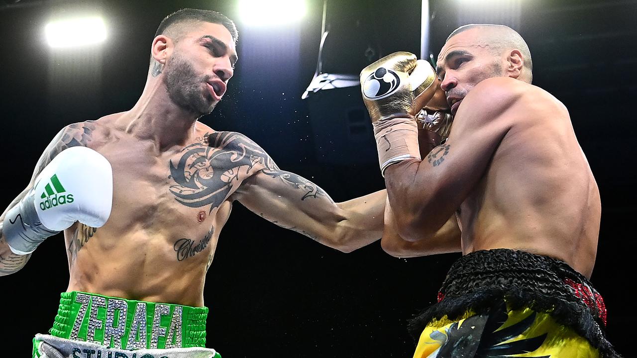 Michael Zerafa fought and beat Anthony Mundine. (Photo by Quinn Rooney/Getty Images)