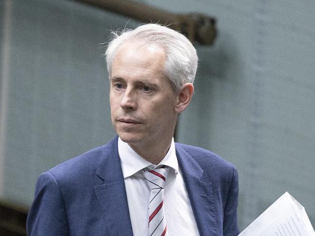 CANBERRA, AUSTRALIA NewsWire Photos OCTOBER 27, 2022:Minister for Immigration, Citizenship and Multicultural Affairs Andrew Giles in Question Time in the House of Representatives in Parliament House in Canberra.Picture: NCA NewsWire / Gary Ramage