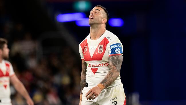 Vaughan was punted by the Dragons for shamelessly breaking lockdown laws. Picture: Getty