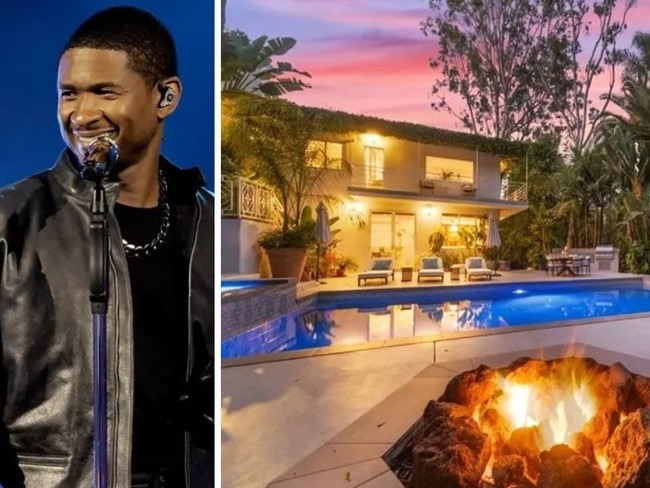 Usher gets quick offer on luxe $5.6m LA mansion. Picture: Getty Images; Realtor.com
