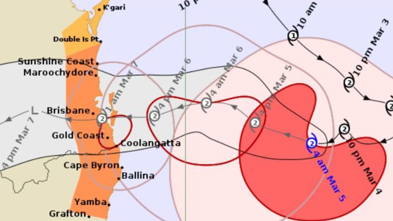 Tropical Cyclone Alfred nears east coast