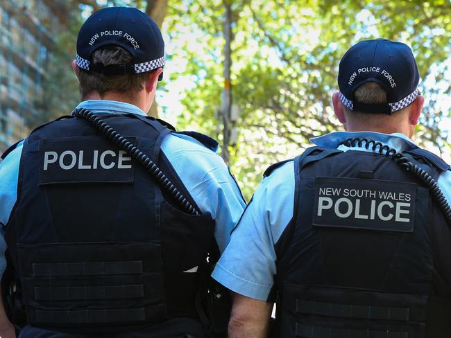 SYDNEY, AUSTRALIA , NSW Police Force general generic stock GV breaking news police tape image at the Headquarters in Surry Hills, Sydney Australia. Picture: NCA Newswire / Gaye Gerard