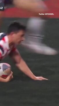 Roosters score first try in NRL Las Vegas opener