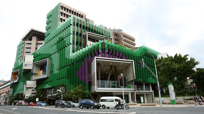 It will cost Queensland taxpayers more than $300,000 to change the name of Lady Cilento Children’s Hospital to the Queensland Children’s Hospital. Picture: Marc Robertson