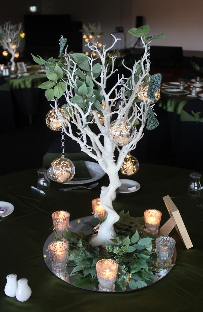 The Rowers on the River function room was decorated in a verdant green theme for the 2023 Gin Gin State High School Formal.