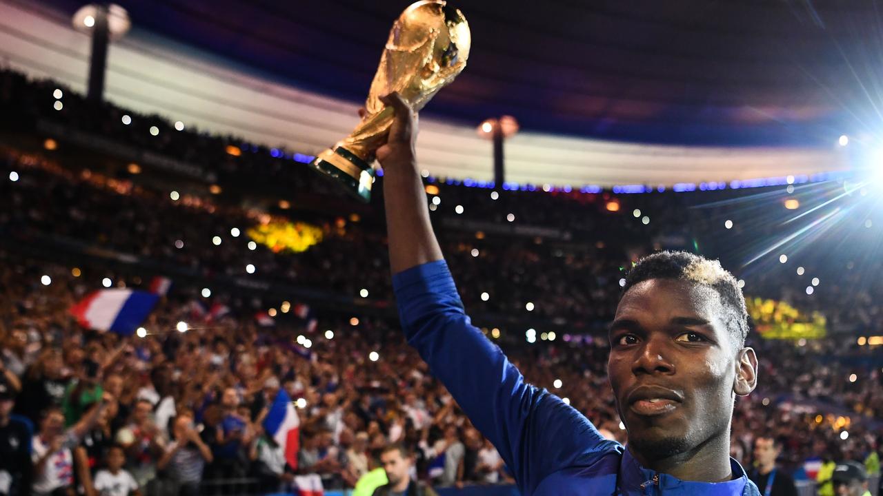 Paul Pogba played a key role for France in their 2018 World Cup triumph. Picture: AFP