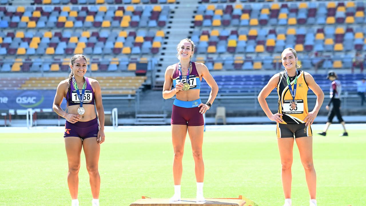 Queensland Representative School Sport track and field championships in Brisbane. Saturday October 12, 2024. Picture, John Gass