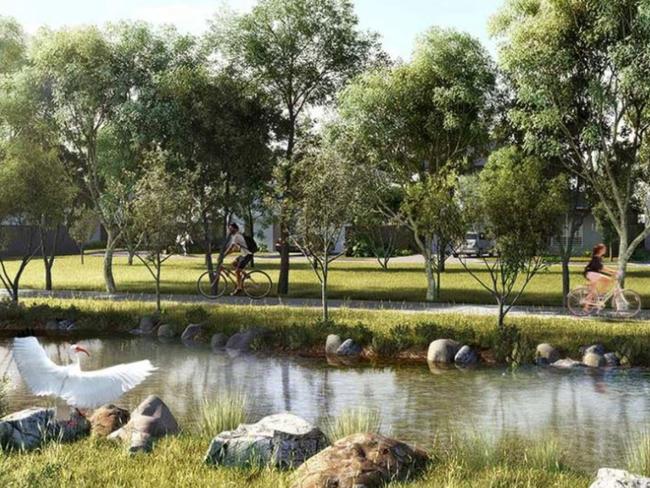 Artist's impression of the Horningsea Park development. Picture: Trifalga Property Group