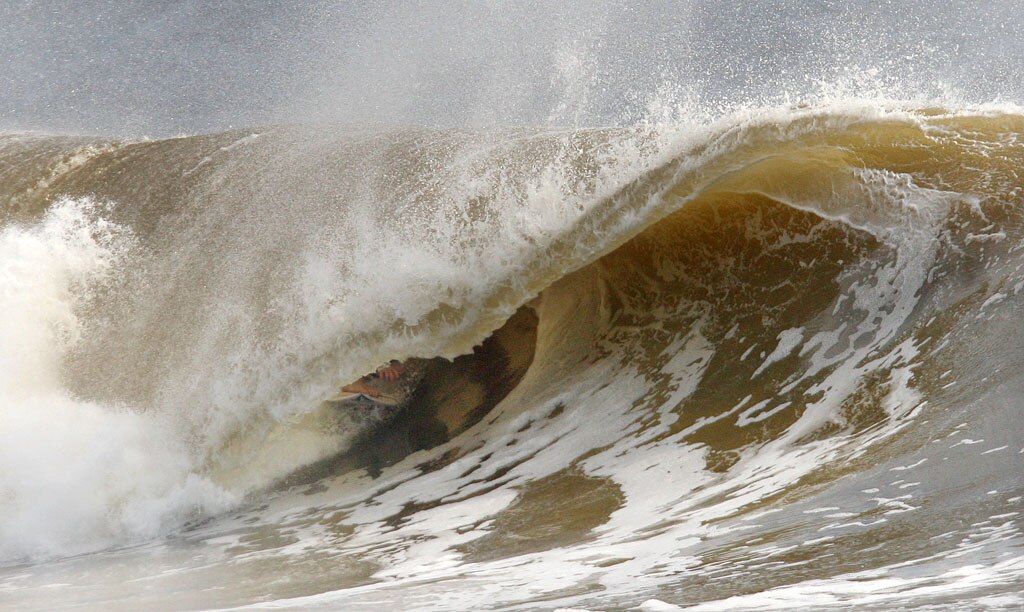 Alexandra Headland gets good lefts and rights for longboarders and shortbaorders alike. Picture: Nicholas Falconer