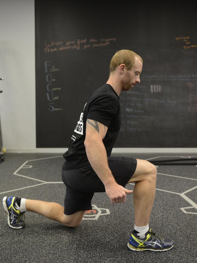 Lunges can be done with or without weights as well. Picure: Mike Knott / NewsMail