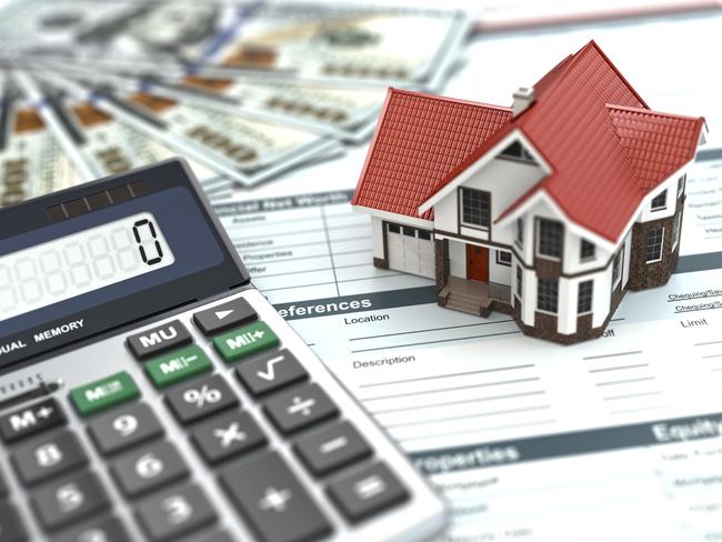 Mortgage calculator. House, money and document. Picture: THINKSTOCK