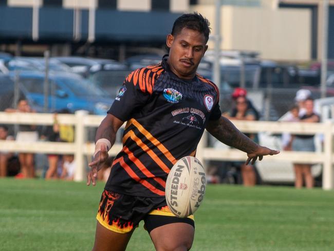 Ben Barba in action at the recent Kanaka Proud Cup. Picture:Michaela Harlow