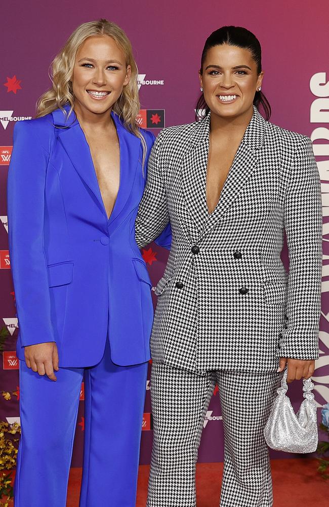 Suits were a theme of the night. Picture: Daniel Pockett/Getty Images