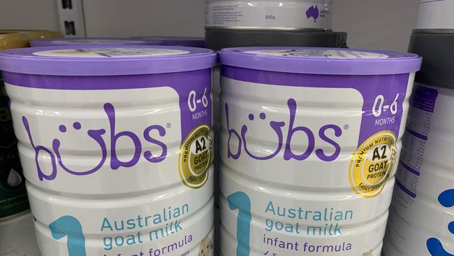 After a turbulent year, goat milk-focused infant formula brand Bubs has recorded a three-fold surge in revenue across the corporate Chinese daigou market. Picture: Peter Hemphill