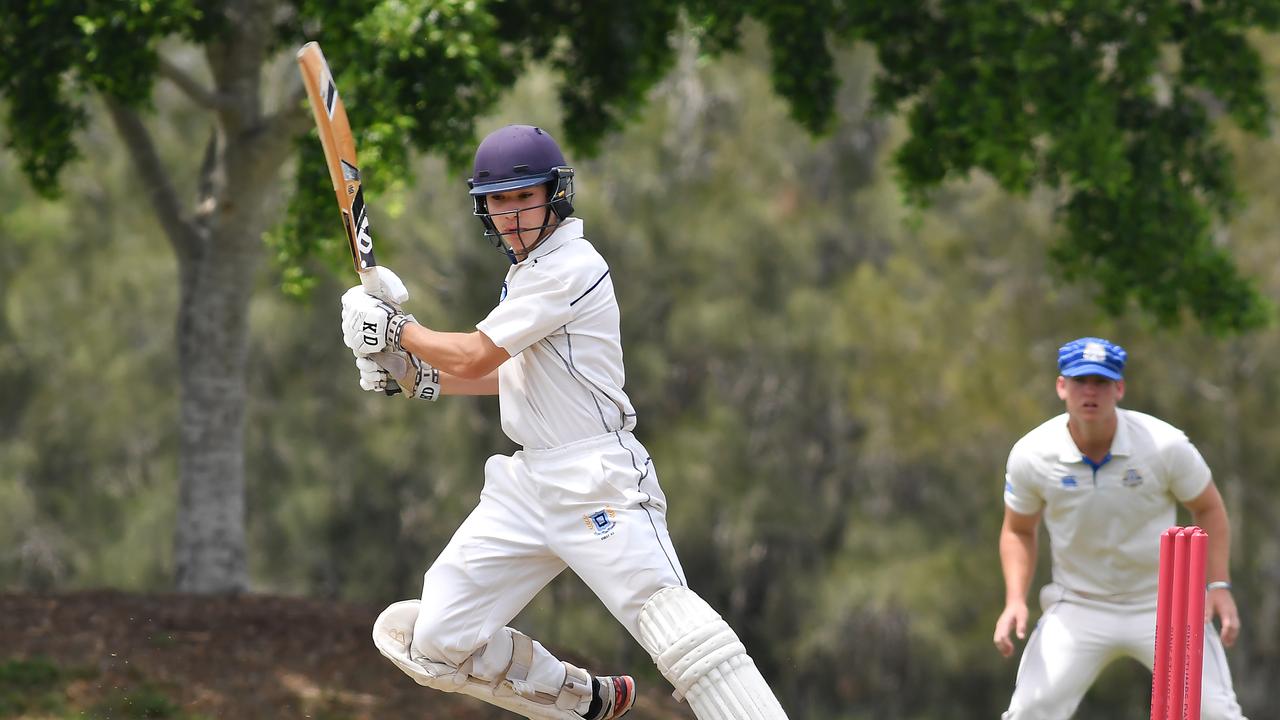 Brisbane Grammar School batsman, Wests Angus Tolhurst. Picture, John Gass