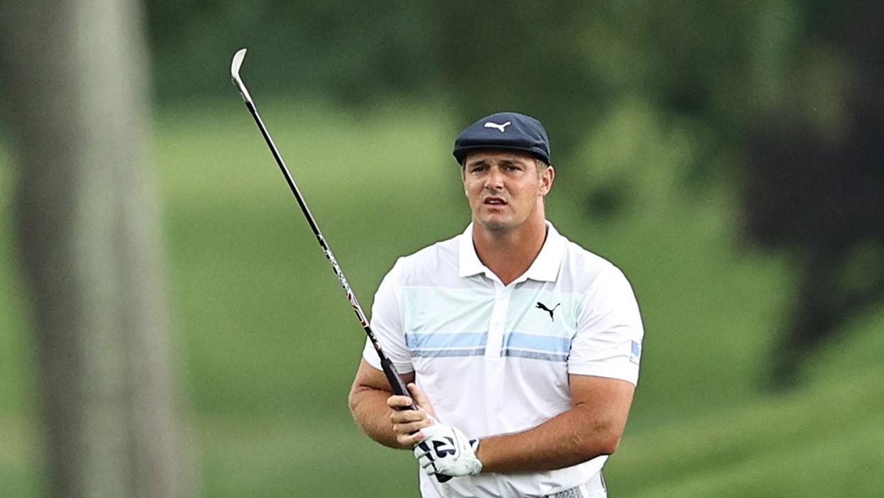 Bryson DeChambeau had a monster day with the driver – but it didn’t all work out.