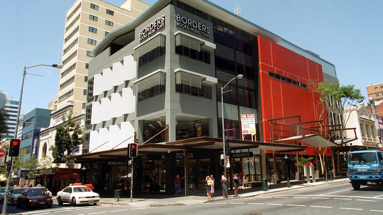 The Borders book store just before opening in 2002 after a $10m redevelopment of the former cinema.