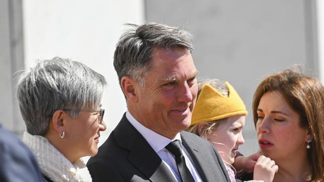 A call to ban Russian tourists from Australia has been swiftly rejected by deputy prime minister Richard Marles. Picture: NCA NewsWire / Martin Ollman