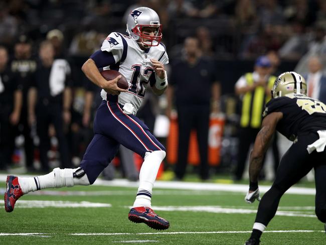 Tom Brady showed the Saints he could do it all.