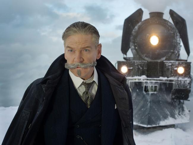 Kenneth Branagh as Hercule Poirot in the visually sumptuous Murder On The Orient Express.