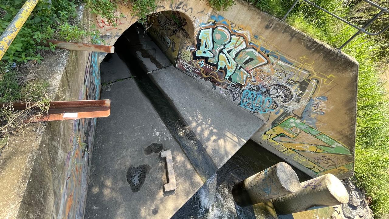 The stormwater drain, known by locals at “the love tunnel”, has been a popular site of exploration among some members of the community for decades.