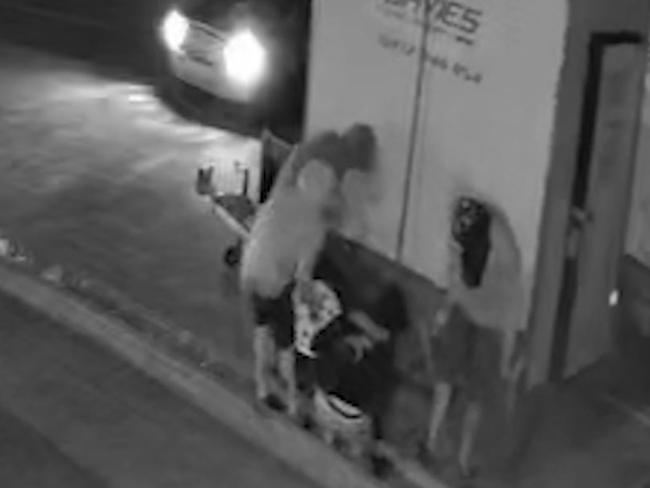 Queensland Police is investigating after trailer tyres were stolen from a Warana business on Saturday.