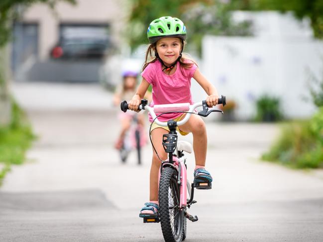 Until the 1990s, we used to let our children ride their bikes and play outdoors — only coming home when the sun set. Not anymore, says Dr Coulson. Picture: Generic image.