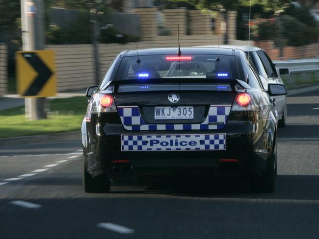 Victoria Police Epping Traffic Management Unit on patrol in the Northern suburbs of Melbourne. In pursuit of a vehicle