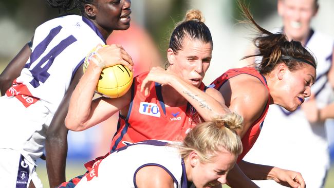 Women players in action. (Pic: Supplied)