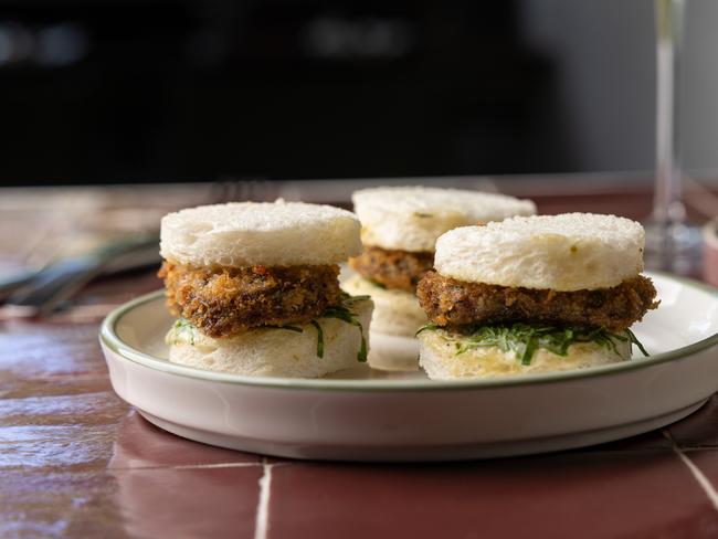 QLD_QWEEKEND_Restaurant_BARROCCO131 Leicester St, Coorparoo.Dish - Crumbed Veal Panino.Photograph David Kelly