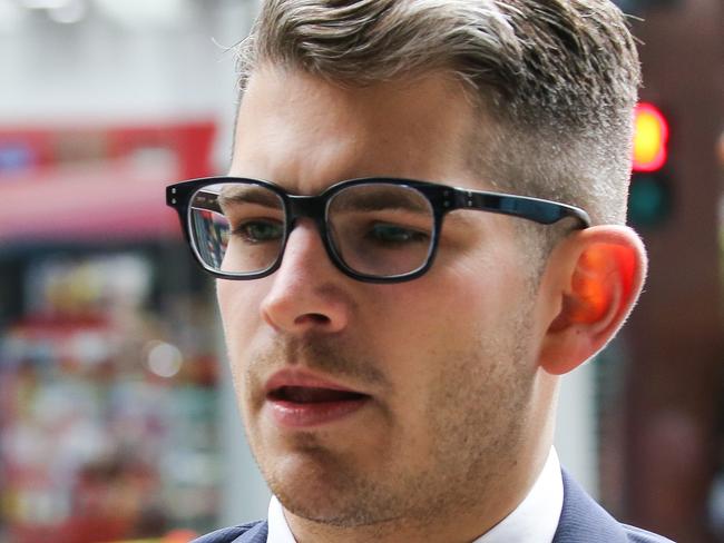 SYDNEY, AUSTRALIA - Newswire Photos- October 11, 2022:  Thomas Joseph Nicol a senior producer at the Today show who has been charged with sexual assault is seen arriving at the Downing Centre Court in Sydney. Picture: NCA Newswire/ Gaye Gerard