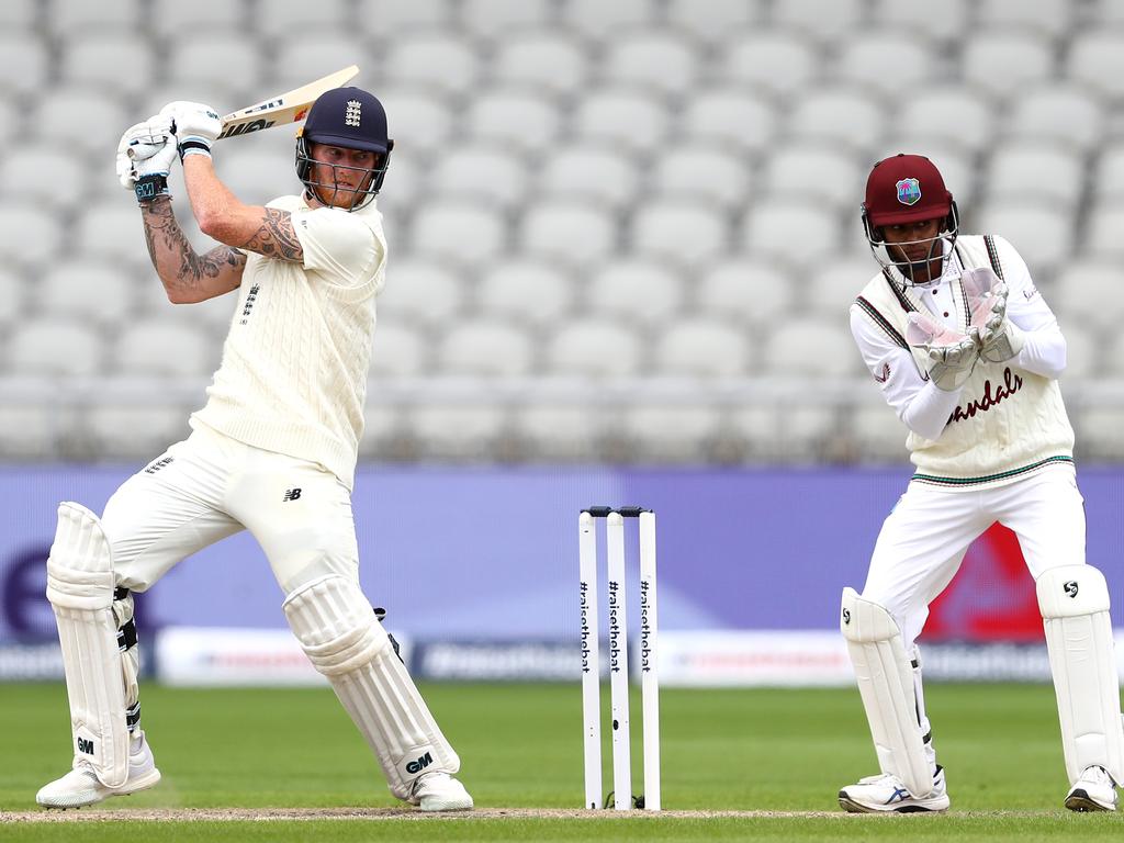 Stokes let loose after reaching triple figures.