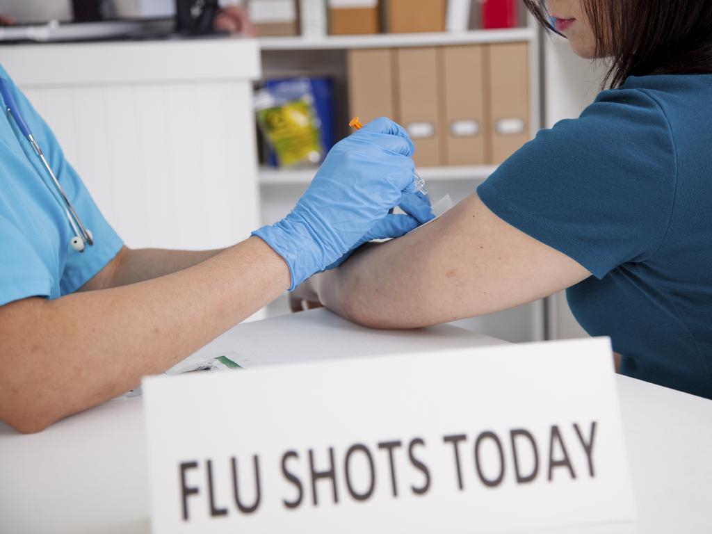 Generic photo of a person getting a flu shot. vaccination / needle / doctor / patient.   Picture: iStock