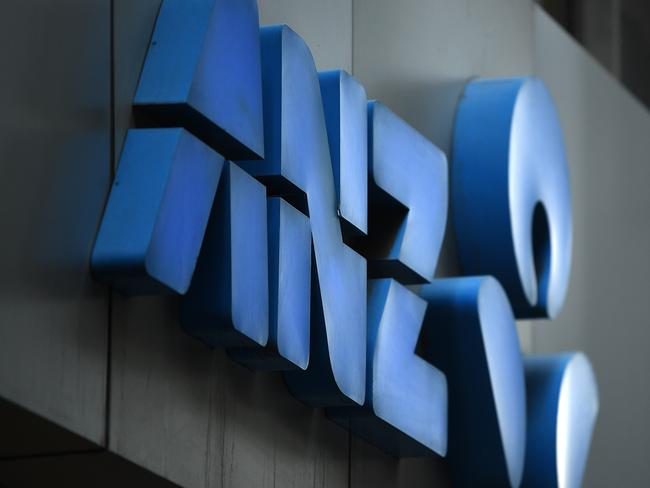 Signage at a ANZ branch in Sydney, Thursday, April 30, 2020. ANZ will hold off paying shareholders an interim dividend as its first-half cash profit plunges 62 per cent on a $1 billion COVID-19 hit, and the prospect of more pain to come. (AAP Image/Joel Carrett) NO ARCHIVING